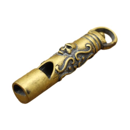 GOOHOCHY Portable Copper Whistle Skull Design Sports Whistle for Hiking Self and Emergency Situations Durable Decorative for Referees Teachers and Pet Training