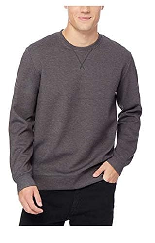 32 DEGREES Men's Lightweight Crewneck Pullover (L, Black)
