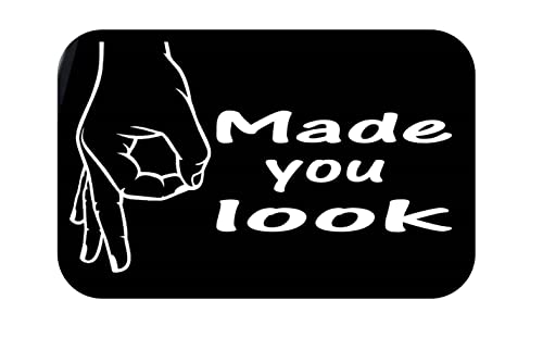 Thatlilcabin - Circle Game Hand Made You Look Vinyl Sticker Decal HM1280