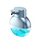 Dispensador de jabón con sensor automático, 400 ml, dispensador de jabón de...