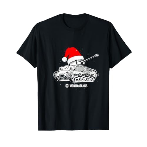 World of Tanks M4A3E8 Sherman mit Nikolausmütze T-Shirt