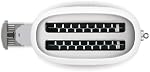 Smeg 50's Style Retro Aesthetic 4 Slice Toaster 6 Presets with 2 Extra Wide Slots, TSF02WHUS, White