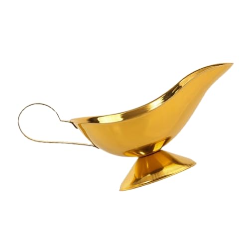 BRIGHTFUFU Stainless Steel Gravy Boat for Steak Sauce Condiment Bowl Seasoning Jar Multi Functional Sauce Server for Home Dining Options