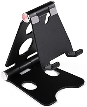 GAME'NIR Multi-Angle Adjustable Compact Metal Foldable Holder Stand for Nintendo Switch, iPad, iPhone, Samsung Galaxy, Google Nexus, Switch Stand, tablet stand holder, Mobile phone holder stand, BLACK