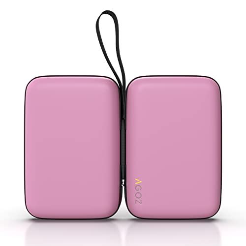 Image of AGOZ Carrying Case Compatible with Freestyle Libre 2 Reader, Freestyle Libre 3 Reader, Travel Pouch Holster - Freestyle Libre Reader Protective Cover Holder with Wrist Strap (Purple)
