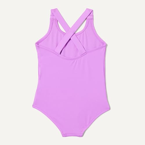 Image of Amazon Essentials Girls and Toddlers' Cross-Back One-Piece Swimsuit