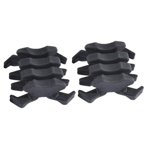 2 PCS Compound Bow Limb Stabilizer Rubber Archery Bow Stabilizer Bow Limb Dampener for Outdoor Shooting Hunting Target (Black)