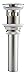 Aquafaucet 1 5/8" Bathroom Faucet Vessel Vanity Sink Pop up Drain Stopper with Overflow Brushed Nickel