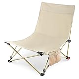 Caractéristiques : Cette chaise de plage est dotée d'une base antidérapante et résistante à l'usure pour une meilleure traction. Son dossier encliquetable permet un réglage flexible et précis, d'un simple geste, selon vos besoins. Elle offre un soutien stable et antidérapant sur les surfaces souples ou lisses comme l'herbe et le sable.