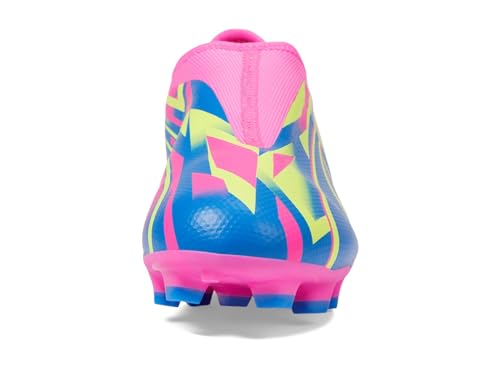 PUMA Kids Boys Ultra Match Ll Energy Firm GroundArtificial Ground Soccer Cleats - Blue, Pink - Size 5 M3