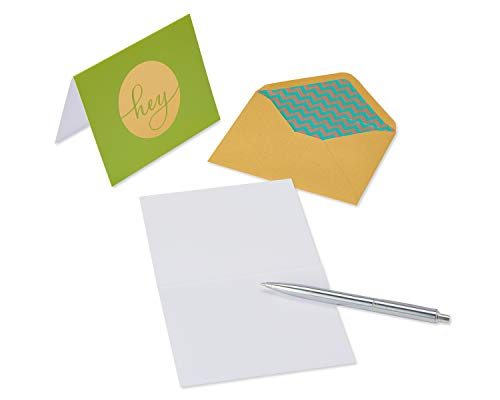 Image of Papyrus Blank Cards with Envelopes, Hello (20-Count)Birthday