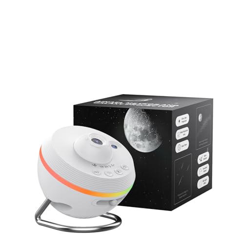 Ainael Projecteur Galaxie, Projecteur Ciel Etoile Galaxy Star Planetarium Veilleuse Ciel Étoilé Plafond avec Bande Lumineuse, Meteor and Galaxy Projector pour Enfant...