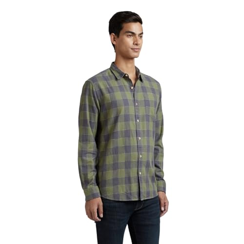 Image of Pepe Jeans Men's Regular Fit Full Sleeve Checkered Cotton Casual Shirt | Check Shirt for Man | Smart & Stylish | Multiple Styles | Mens Casual Shirts