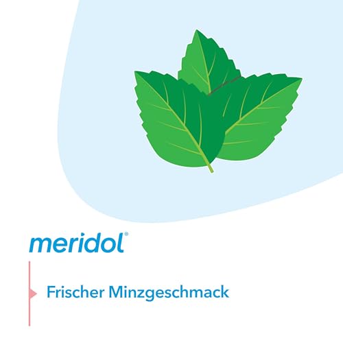 meridol Flausch-Zahnseide, 40m - Zahnseide zur gründlichen und sanften Reinigung der Zahnzwischenräume, verringert das Risiko für Entzündungen des Zahnfleisches mit frischem Mint-Aroma ,(1er Pack)