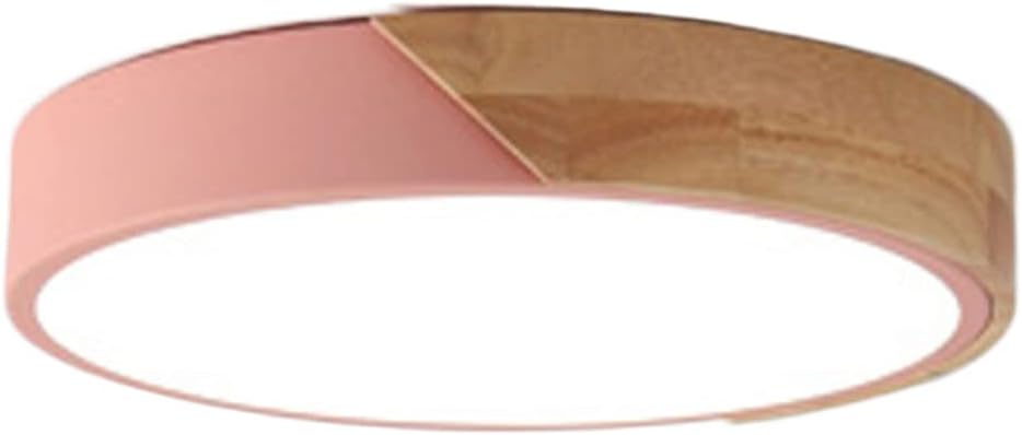 Children's Room Round Ceiling Lighting, Modern Study Bedroom Lamp Ceiling Lamp, Minimalist Style Flush Mount with Remote Close to Ceiling Light Fixtures,