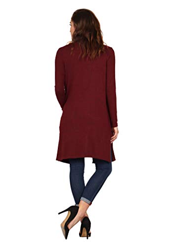 Lildy Women's Open Front Pocket Cardigan, Lightweight Casual Super Soft Stretchable Cozy Material3