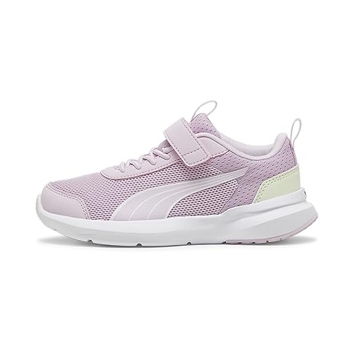 Puma Unisex Kids Puma Kruz Track Ac+ Ps Sneakers, Grape Mist-Puma White-Green Illusion, 2.5 UK