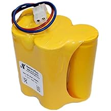 BatteryGuy ELB-0607N Replacement 6V 7000mAh Nickel Cadmium Emergency Lighting Battery Brand Equivalent Rechargeable