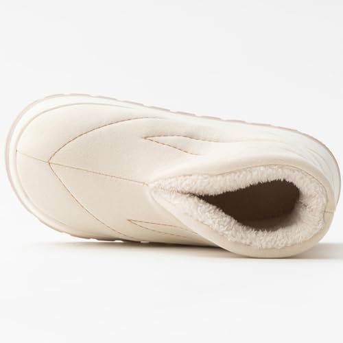 Epsion Fuzzy Winter Bootie Slippers for Women Ankle Boots Slippers Warm House Shoes Outdoor Indoor Plush Fur Lining4