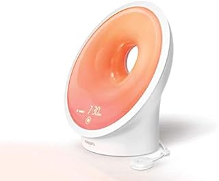 Philips SmartSleep Connected Sleep and Wake-up Light Therapy Lamp, Smartphone Enabled with Built-in