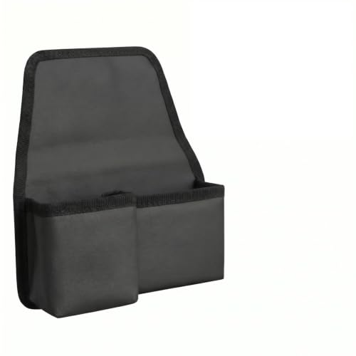 Pniwuno Car Window Armrest Storage Box, Comfortable Leather Vehicle Door Side Arm Rest Pad Organizer Bag, Multi-Function Automotive Window Armrest Storage Pocket, Universal for SUV Van Truck (Black)