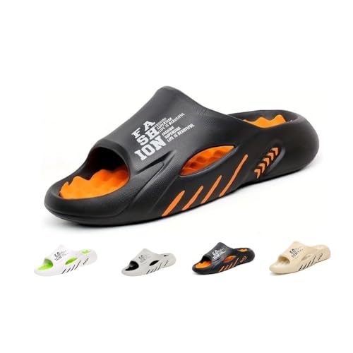 HuayoRong Men's Massage Slippers Acupressure Nodes,