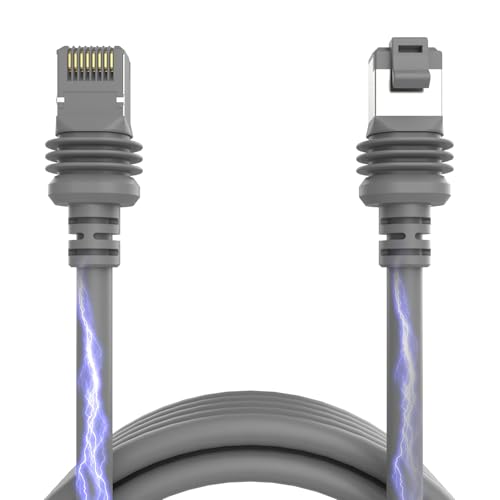 Zinweyton Starlink Cable Gen3 75FT/23M para Starlink Gen 3 Kit padrão, extensão de substituição Star Link V3 cabo impermeável cinza