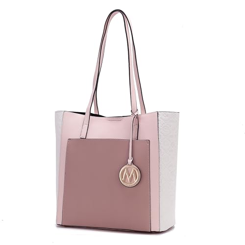 Image of MKF Collection Tote Bag for Women, vegan Leather Large Top Handle Handbag Fashion Shoulder Bag Purse By Mia K