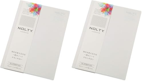 �\�� NOLTY �m���e�B �m�[�g A5 3.5mm���� �O���[ NTBNT1402 (× 2)