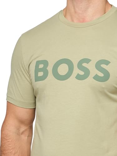 BOSS Men's Bold Logo Short-Sleeve Jersey T-Shirt3