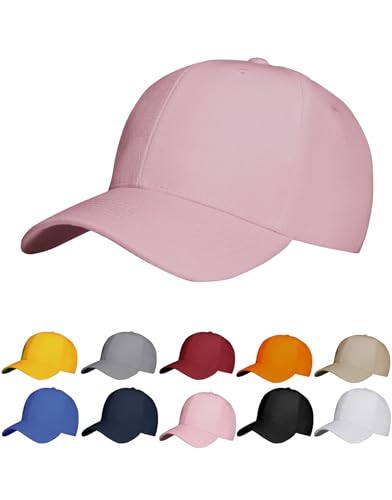 NebulaGlam Casquette de Baseball, Anti-Soleil Baseball Cap, Casquette de Baseball Réglable Unisexe pour Les Entraînements de Course et Les Activités de Plein air Toutes (Rose)
