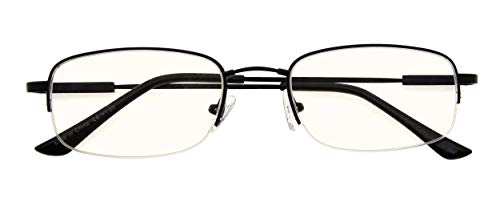 Image of CessBlu Computer Glasses Men Bendable Titanium Reading Eyeglasses Blue Light Filter
