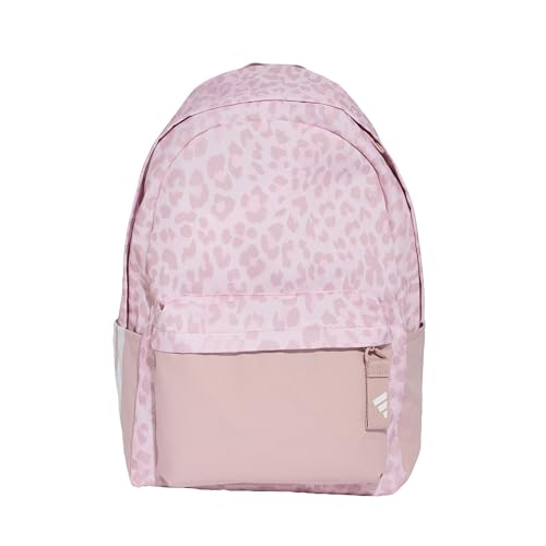 Image of adidas Unisex Kids Youth Girls Leo Graphic Backpack, Dual Lilac, One Size