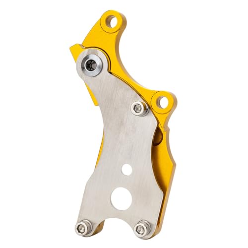 スイムリー Adaptador de freno de bicicleta de montaña, adaptador fijo de aleación de aluminio resistente, accesorio de ciclismo duradero