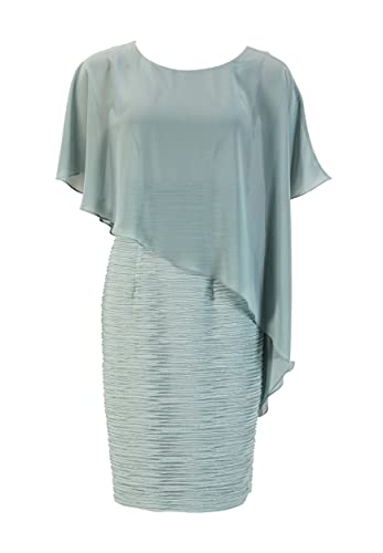 Swing Damen Cocktailkleid Silber/Jade 44