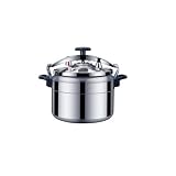 ryouya業務用圧力鍋、大容量、多機能スープ鍋、IHクッキングヒーターとガスコンロに対応、防爆仕様、アルミニウム合金製、家庭用と業務用調理の両方に適しており、省エネ・時間短縮、厚みのある大容量3L～50L [並行輸入品] (5リットル)