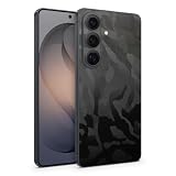 Skin compatibile con Samsung Galaxy S26 & S26 Ultra, pellicola protettiva protettiva a 360° Full Coverage o Back Only (Back Only, Shadow Black, Galaxy S26)
