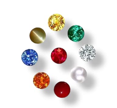 Pierre navratna naturelle sacrée de 2.5 mm : créez un bijou talisman unique