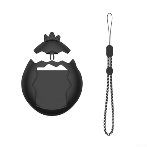 Funda protectora de PC para dispositivo electrónico Tamagotchi Paradise, funda rígida lavable a prueba de golpes de 360 grados para niños y niñas (negro)