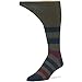 7BIGSTARS KINGDOM Men's Diabetic Fashion Dress Cotton Mid Calf Socks - 5 Pack Large - Stripe Pattern - Sock Size 10-13 Shoe Size 9-12 L Dark Navy, Navy, Burgundy, Olive Green, Beige