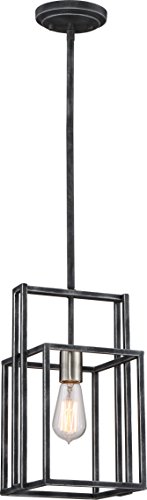 Black Friday - 40% OFF Nuvo 60/5860 One Light Mini Pendant, 51.88x8.13x8.13, Two-Tone