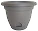 Bloem 818573010889 Living LP1260 Lucca Self-Watering Planter, 12-Inch, Peppercorn
