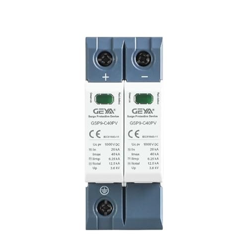 Dispositivo de protección contra sobretensiones GSP9 600V CC para carril DIN solar 3