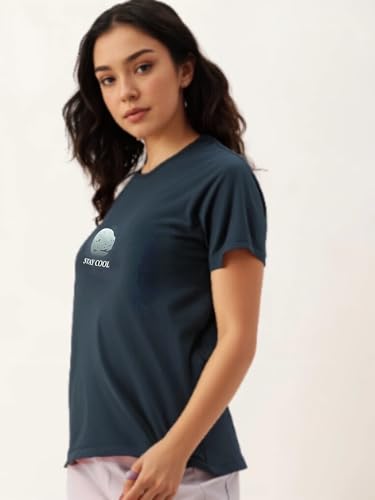 Image of Mack Jonney Oversized | Loose Fit | Half Sleeves 100% Cotton Round Neck Printed T-Shirt for Women-Mack640755
