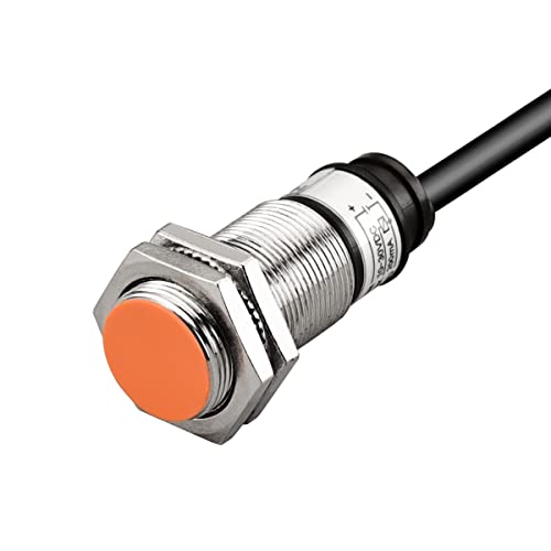 Heschen - Heschen Inductive Proximity Sensor Switch, PR18-5DP2, Cylindrical Type, 5mm Sensing, M18 Round, 12-24VDC 3-Wire, Shielded, PNP, NC(Normally Closed)