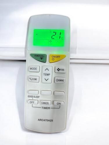 Image of Air Conditioner Remote Compatible with /Replacement for Dalkin Ac Remote | Model -ARC470A25 | Match with Your Existing Remote Before Placing The Order | Exactly Same Will Only Work
