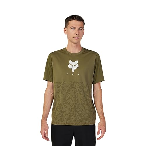 Fox Racing Ranger TRU DRI SS Mountain Bike Jersey, Olive