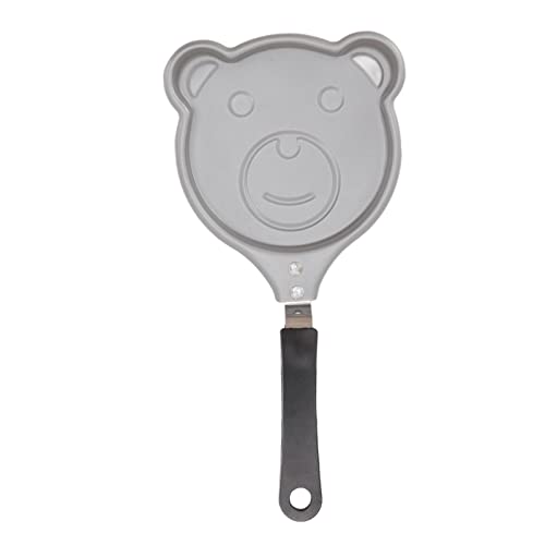 TOPINCN Mini Egg Pan, Nonstick Omelet Pan, Innovative Korean Breakfast Pot, DIY Mini Breakfast Pan, Small Egg Pancake Mold (Bear)