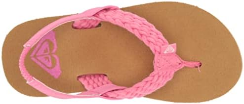 Roxy Girls Toddler Porto Sandals Flip-Flop, Hot Pink 231, 6 | Image 4