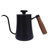 [Version précise] La conception mince du bec permet un versement et un contrôle précis de la fréquence d'eau, entraînant une meilleure extraction des terrains de café et un processus de brassage.